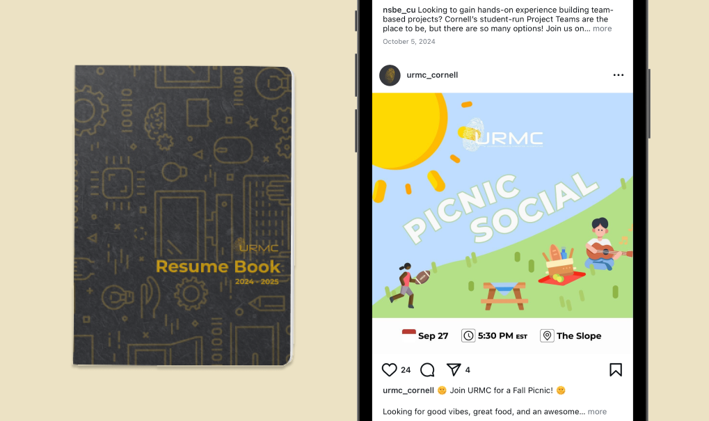 stationery materials laying on a grid